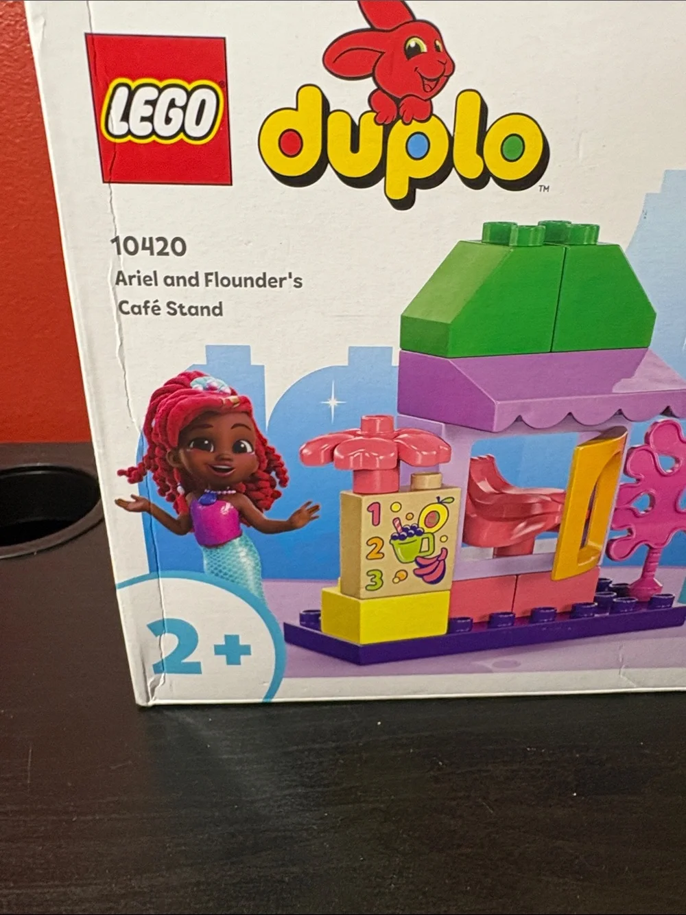 Lego Duplo Ariel Friends Playset with Pink Purple Green Yellow Blue Accents